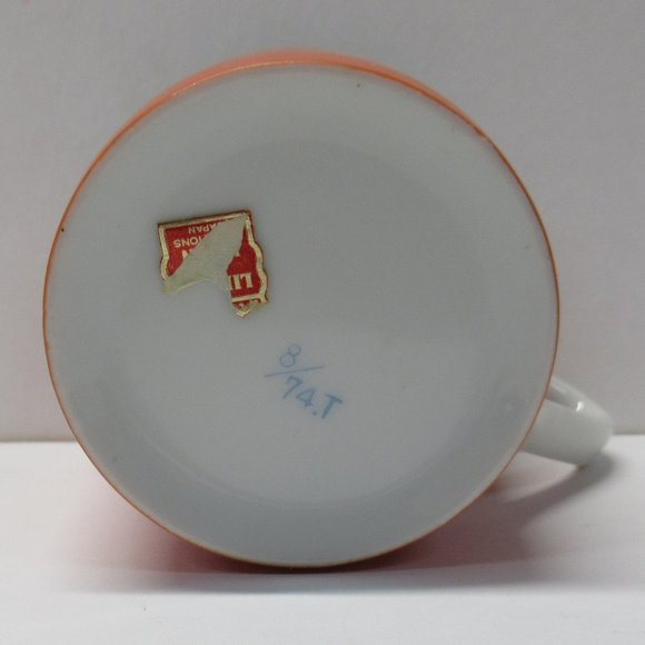 Lipper and Mann L&M Orange White Polka Dot Replacement Cup - Picture 2 of 2